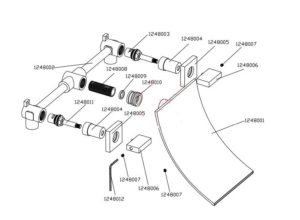 Wall Mount Bathroom Sink Faucet With LED Glass, All in One Installation Manuals