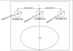 Quito Brushed Nickel Deck Mounted Double Handled Bathtub Faucet., All in One Installation Manuals