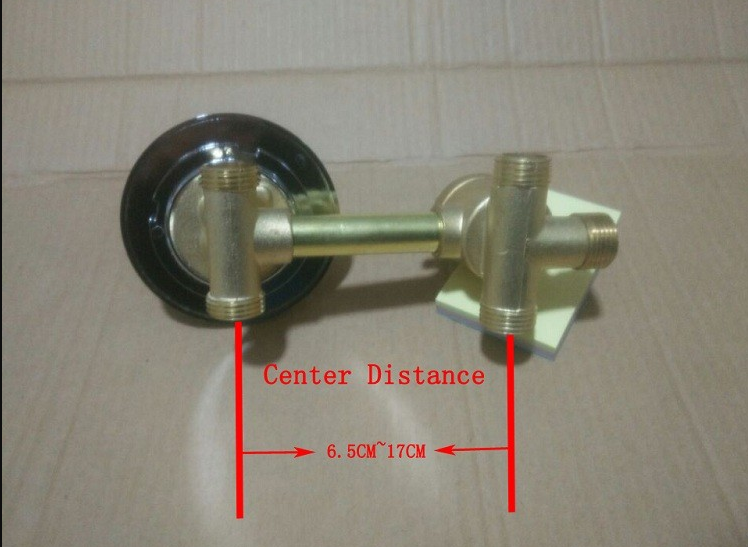 Shower Mixer 2/3/4 OR 5 Way Water Outlet Mixing Valve FS6120CM, All in One Installation Manuals