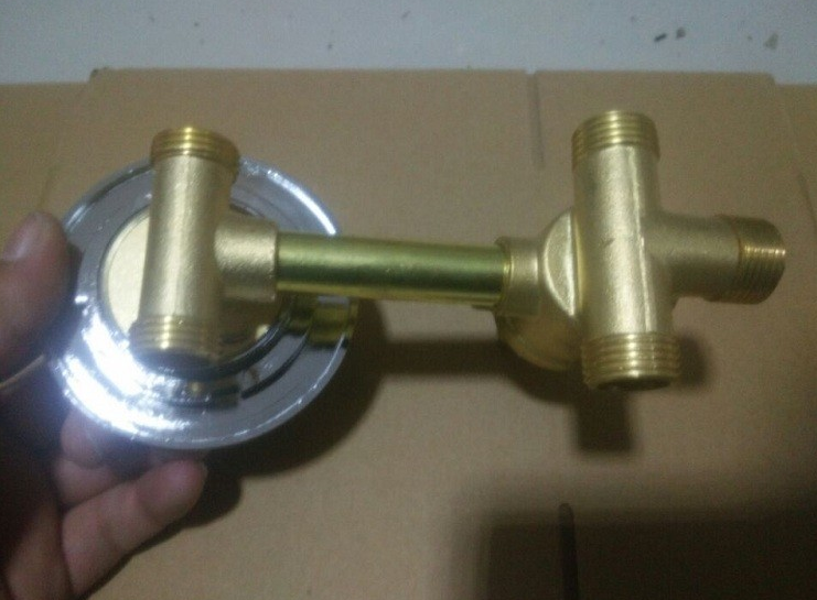 Shower Mixer 2/3/4 OR 5 Way Water Outlet Mixing Valve FS6120CM, All in One Installation Manuals