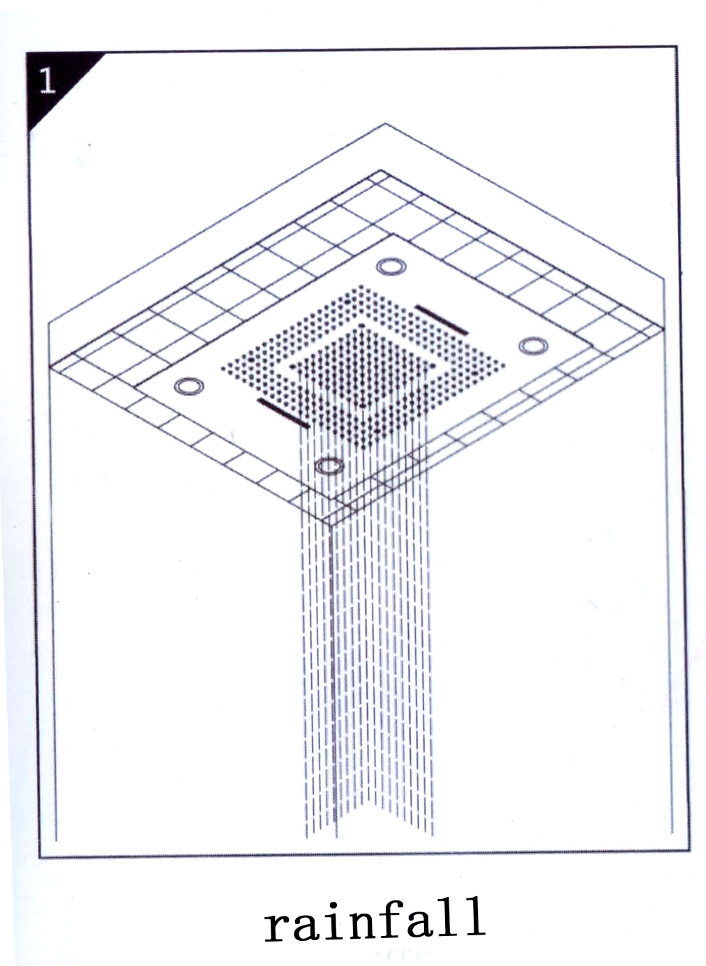 BathSelect Romantic Environment LED Shower Head With Stress-Free Body Jet & Hand Held Shower, All in One Installation Manuals