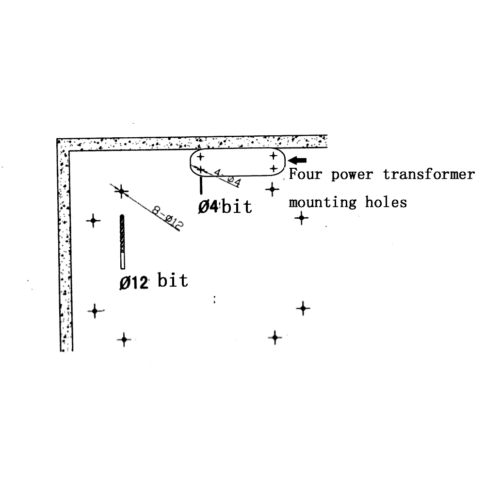 Trialo Solid Brass Recessed Color Changing Water Powered Led Shower Head, All in One Installation Manuals