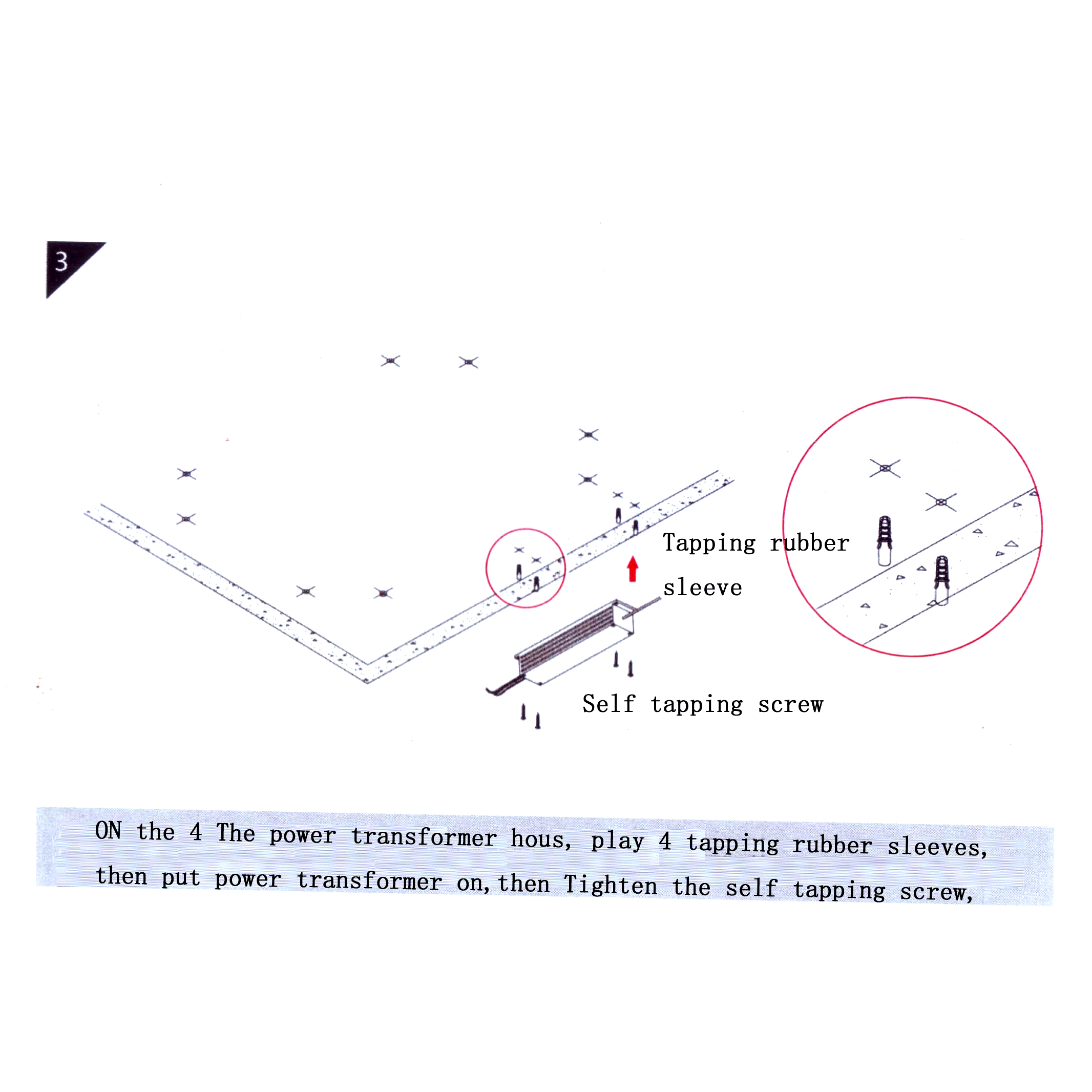 Trialo Solid Brass Recessed Color Changing Water Powered Led Shower Head, All in One Installation Manuals