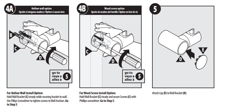 40″ Monarc LED Shower Set, Complete with Mixer and Body Jets, All in One Installation Manuals