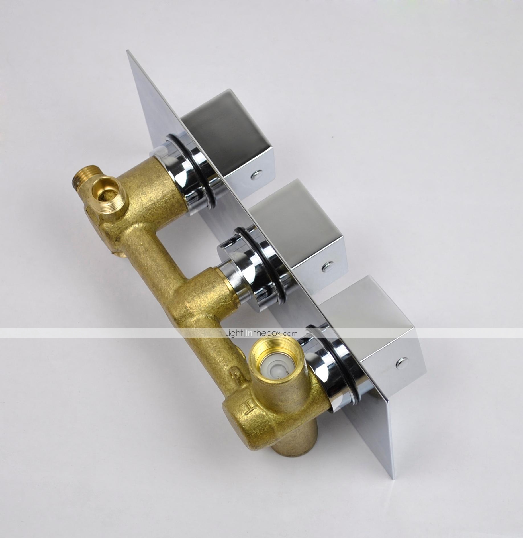 Renata 22″ ORB Contemporary RGB Multi Color Water Powered Led Shower Head, All in One Installation Manuals