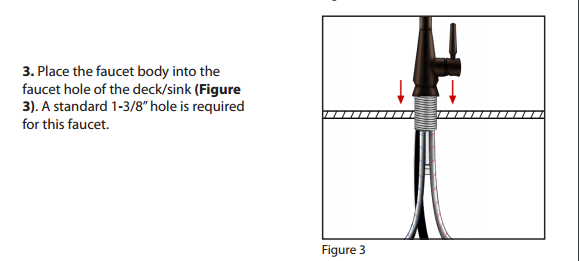 Le&oacute;n Oil Rubbed Bronze Kitchen Sink Faucet with Pull Down Spout, All in One Installation Manuals