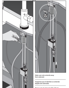 Turrubares Deck Mounted Kitchen Sink Faucet with Pull Down Sprayer, All in One Installation Manuals