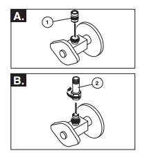 Turrubares Deck Mounted Kitchen Sink Faucet with Pull Down Sprayer, All in One Installation Manuals