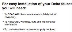 Leo Vintage Antique Gold Faucet, All in One Installation Manuals