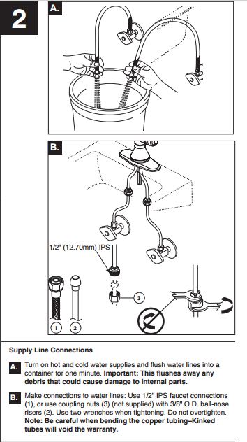 Classico eRubinetto Antique Faucet, All in One Installation Manuals