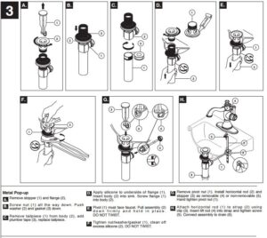 Leo Vintage Antique Gold Faucet, All in One Installation Manuals