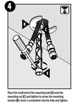 Colombes Single Handle Deck Mounted Bathroom Sink Faucet, All in One Installation Manuals