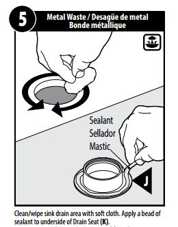 Colombes Single Handle Deck Mounted Bathroom Sink Faucet, All in One Installation Manuals