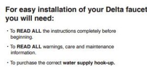 Naples Gold Finish Single Handled Kitchen Sink Faucet, All in One Installation Manuals