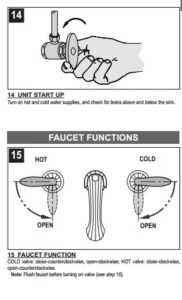 Venice Dual Handle Brass Antique ORB Faucet, All in One Installation Manuals