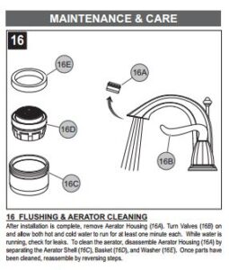 Venice Dual Handle Brass Antique ORB Faucet, All in One Installation Manuals