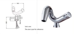 Sestos Deck Mounted Bathroom Sink Faucet, All in One Installation Manuals