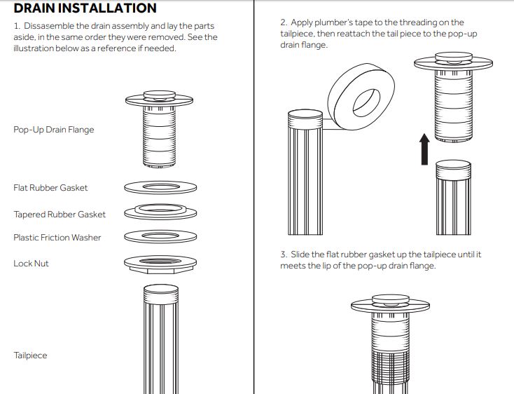 Dual Handle Chrome Finish Wall Mount Vessel Sink Faucet, All in One Installation Manuals