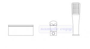 Pisa Widespread Waterfall Single Handle Bathtub Faucet with Handheld Shower, All in One Installation Manuals