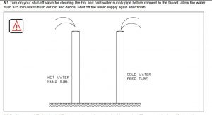 Pisa Widespread Waterfall Single Handle Bathtub Faucet with Handheld Shower, All in One Installation Manuals