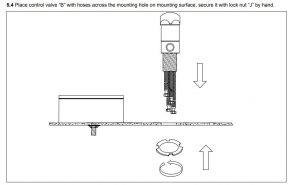 Pisa Widespread Waterfall Single Handle Bathtub Faucet with Handheld Shower, All in One Installation Manuals