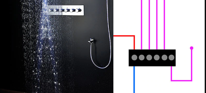 Brno 22″ Shower Set – 6 Massages Body Sprays, All in One Installation Manuals