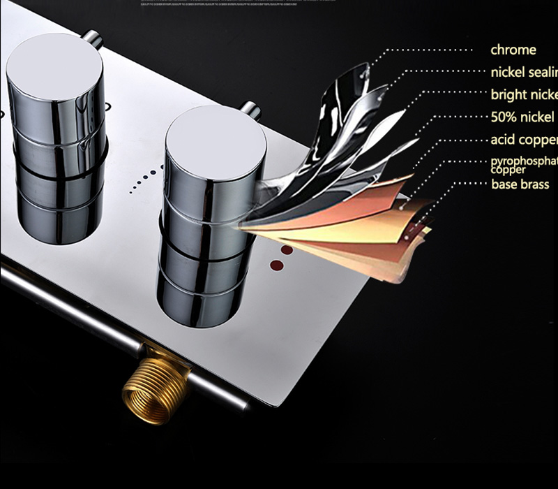 Brno 22″ Shower Set – 6 Massages Body Sprays, All in One Installation Manuals