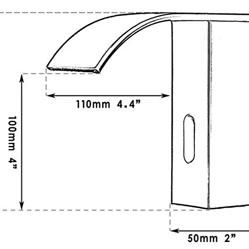 Fontana ORB Automatic Touch Free Sensor Faucets Waterfall Oil Rubbed Bronze Bathroom Basin Sink Mixer Tap, All in One Installation Manuals