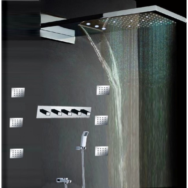Oil Rubbed Bronze Finish Ultra Shower Set, All in One Installation Manuals