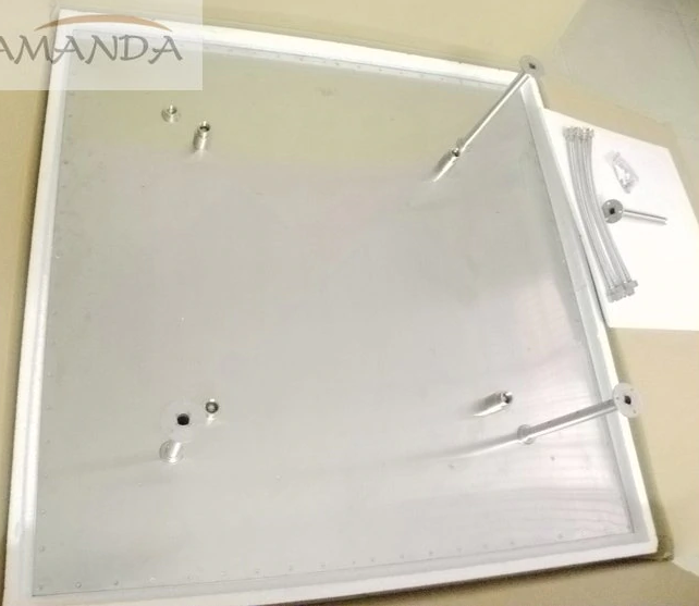 Fontana Color Changing LED Rain Shower Head (Solid Brass) with Built in Mixer, All in One Installation Manuals