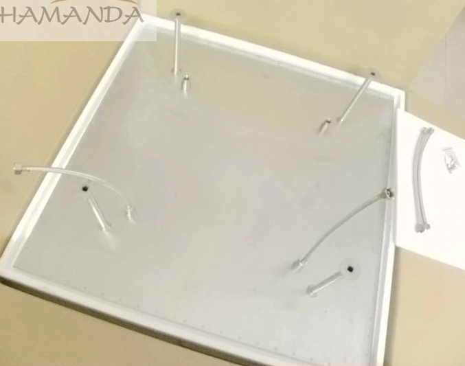 Fontana Color Changing LED Rain Shower Head (Solid Brass) with Built in Mixer, All in One Installation Manuals