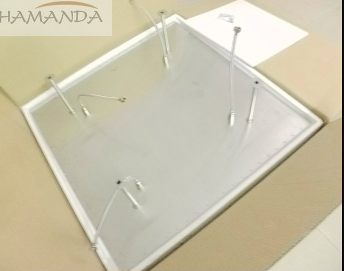 Fontana Color Changing LED Rain Shower Head (Solid Brass) with Built in Mixer, All in One Installation Manuals