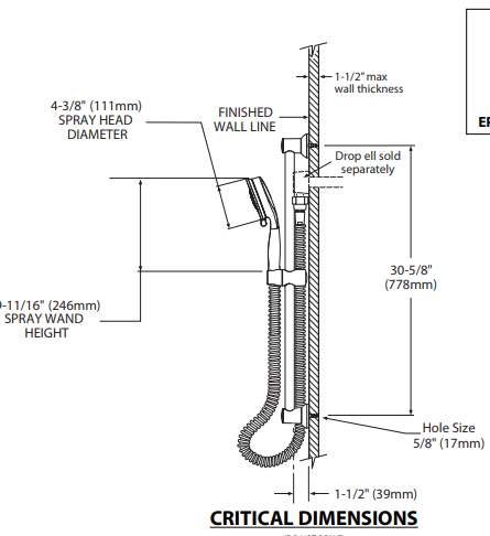 Oil Rubbed Bronze & Chrome Finish Shower System, All in One Installation Manuals