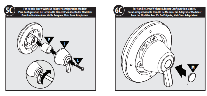 Oil Rubbed Bronze & Chrome Finish Shower System, All in One Installation Manuals
