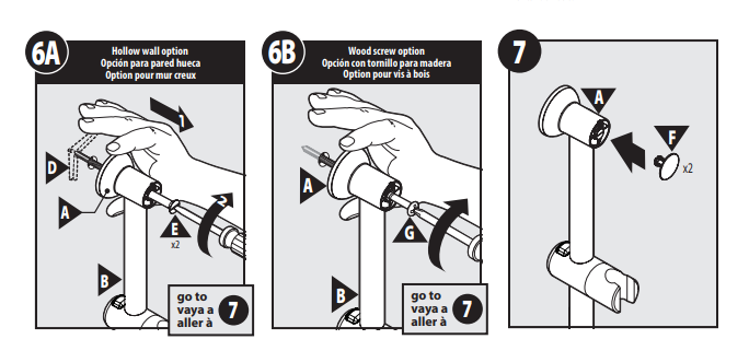 Oil Rubbed Bronze & Chrome Finish Shower System, All in One Installation Manuals
