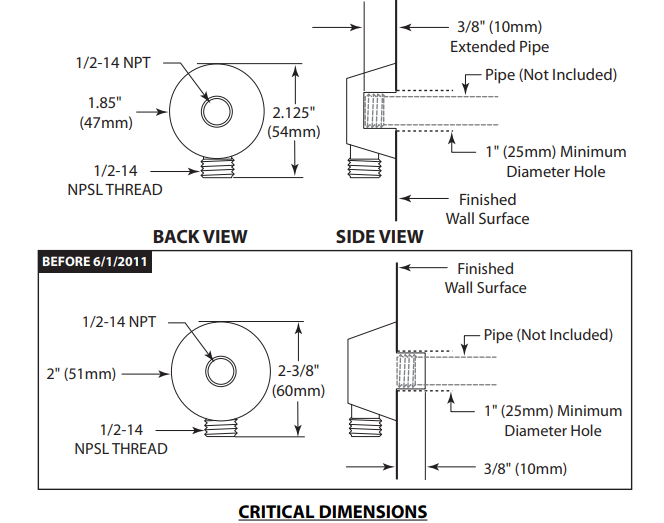 Oil Rubbed Bronze & Chrome Finish Shower System, All in One Installation Manuals