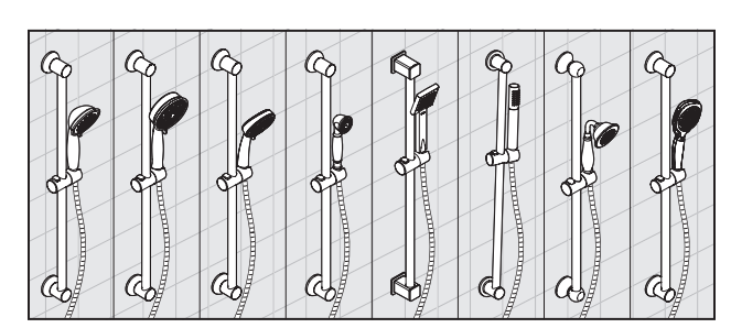 Oil Rubbed Bronze & Chrome Finish Shower System, All in One Installation Manuals