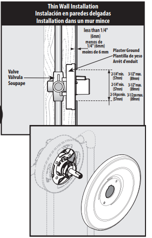 Oil Rubbed Bronze & Chrome Finish Shower System, All in One Installation Manuals