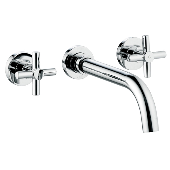 Liege Wall Mount Bathtub Mixer Faucet, All in One Installation Manuals