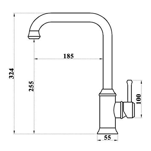 Mayabeque Antique Brass Single Handle Bathroom Sink Faucet, All in One Installation Manuals