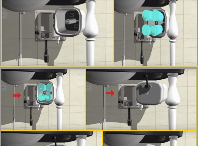 Wella Gold Slim Sensor Faucet, All in One Installation Manuals