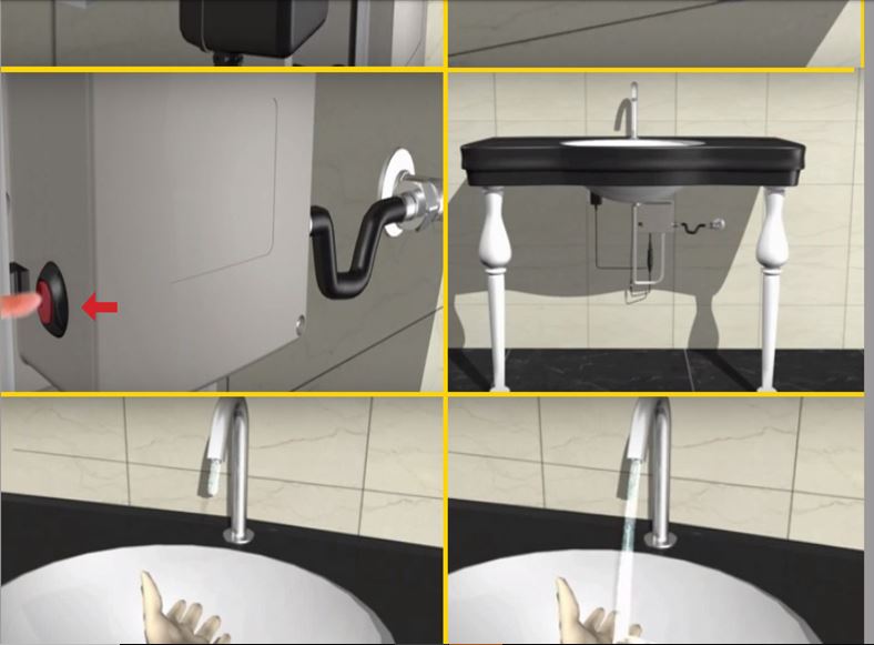 Wella Gold Slim Sensor Faucet, All in One Installation Manuals