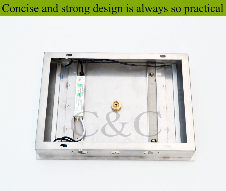 Juno Milan 14″ by 20″ Recessed Mounted LED Shower Head with Body Massage Shower Jets, All in One Installation Manuals