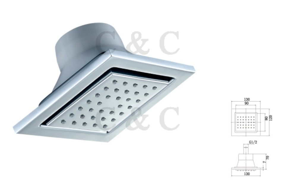 Juno Milan 14″ by 20″ Recessed Mounted LED Shower Head with Body Massage Shower Jets, All in One Installation Manuals