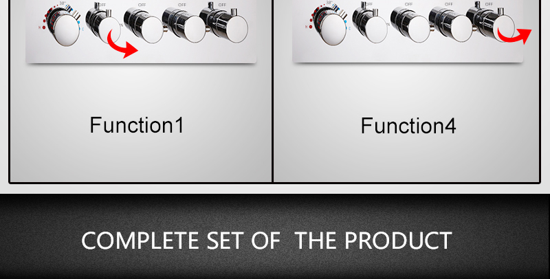 31″ Stainless Steel Multi Color Water Powered Led Shower, All in One Installation Manuals