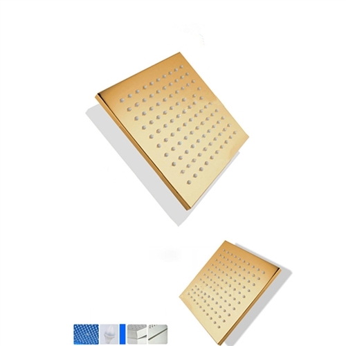 Fontana Lima 16 ” Shiny Gold Finish Water Mixer Wall Shower Faucet Set, All in One Installation Manuals