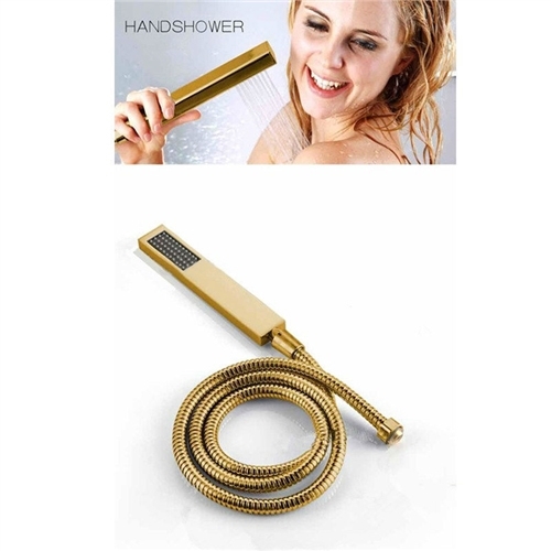 Fontana Lima 16 ” Shiny Gold Finish Water Mixer Wall Shower Faucet Set, All in One Installation Manuals