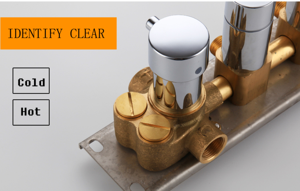 Juno Stainless Steel wall mounted head, LED Rain Shower Set with Body Jets, All in One Installation Manuals