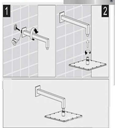 Velar Bathroom Shower Set N45, All in One Installation Manuals