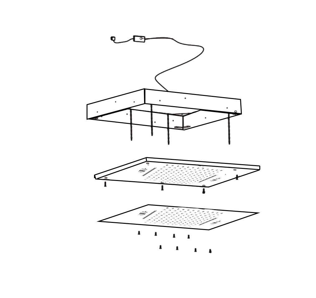 Juno Musical Curved Chrome Waterproof Ceiling Phone Control LED Shower Head with Mixer, All in One Installation Manuals